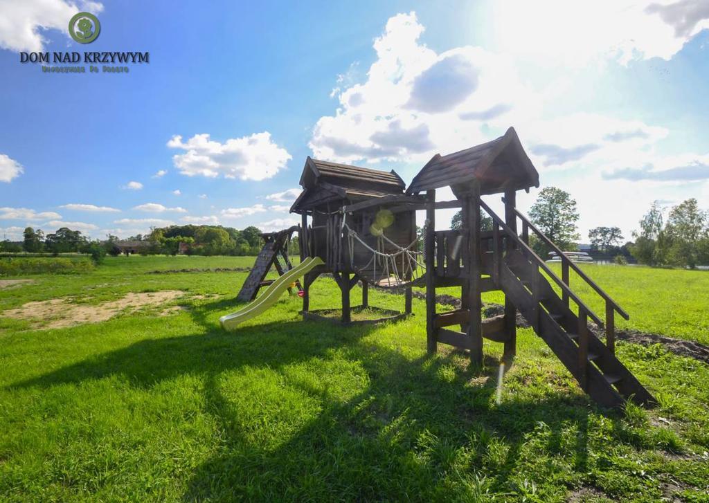 Dom Nad Krzywym - Prywatna Plaza, 2 Boiska, Sauna, Plac Zabaw Krzywe  Exterior photo
