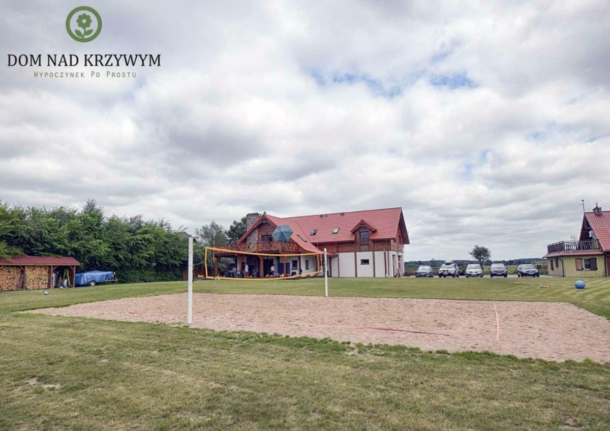 Dom Nad Krzywym - Prywatna Plaza, 2 Boiska, Sauna, Plac Zabaw Krzywe  Exterior photo